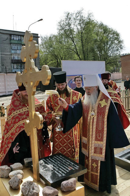 Чин закладки нового просфорного цеха и храма
